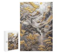 1000 PCS Rompecabezas para Adolescentes Platinum Cliffside Haven Rompecabezas para Adolescentes para Mejorar La Memoria Cada Pieza Es Única - Regalos Y Cumpleaños Únicos 1000 PCS