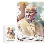 1000 PCS Rompecabezas para Adolescentes Pope Saint John Paul II Rompecabezas para Adultos Juegos Familiares Mejora La Memoria Regalos para Amigos Y Familiares 1000 PCS