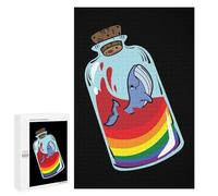 1000 PCS Rompecabezas para Adolescentes Pride Whale Potion Rompecabezas para Adultos Juegos De Relajación Decoración De Pared Ayuda A Ejercitar El Cerebro 1000 PCS