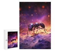1000 PCS Rompecabezas para Adolescentes Purple Ant on Abstract Background Rompecabezas para Adultos Juego Familiar Análisis Y Lógica Regalos para Reducir El Estrés 1000 PCS