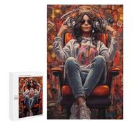 1000 PCS Rompecabezas para Adolescentes Queen of Music Rompecabezas Juegos Relajantes Pero Divertidos Y Humorísticos Cumpleaños Y Navidad 1000 PCS