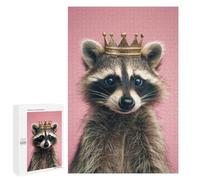 1000 PCS Rompecabezas para Adolescentes Raccoon King Rompecabezas para Adultos Juegos Relajantes Mejora La Memoria Interacción Entre Padres E Hijos 1000 PCS