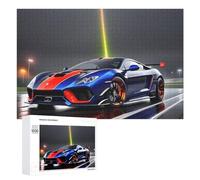 1000 PCS Rompecabezas para Adolescentes Racing Car Night Lights Rompecabezas para Adultos Juego De Ingenio Regalos para Mujeres Cumpleaños Y Navidad 1000 PCS