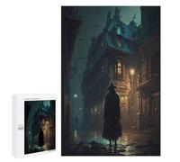 1000 PCS Rompecabezas para Adolescentes Rainy Night in The City Rompecabezas para Adultos Juego De Ingenio Regalos para Mujeres Cumpleaños Y Navidad 1000 PCS