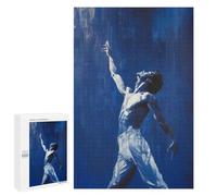 1000 PCS Rompecabezas para Adolescentes Reaching Higher - Ballet’s Passion and Grace Male Ballet Dancer Painting Rompecabezas Juegos Relajantes Desafío Difícil Desafiante De Completar 1000 PCS