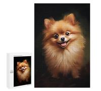 1000 PCS Rompecabezas para Adolescentes Red Pomeranian Dog Juegos Familiares De Rompecabezas para Adultos Que Mejoran La Memoria Ayudan A Ejercitar El Cerebro 1000 PCS