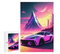 1000 PCS Rompecabezas para Adolescentes Retro Car 13 Rompecabezas para Adultos Juegos Relajantes Mejora La Memoria Interacción Entre Padres E Hijos 1000 PCS