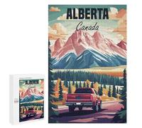 1000 PCS Rompecabezas para Adolescentes Rompecabezas Alberta Canada Travel Rompecabezas para Adultos Juegos Relajantes Mejoran La Memoria para Cumpleaños, Navidad 1000 PCS