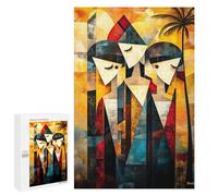 1000 PCS Rompecabezas para Adolescentes Rompecabezas Modern Cubist Vision of The Three Graces Juego Práctico De Rompecabezas para Mejorar La Memoria para Cumpleaños, Navidad 1000 PCS