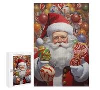 1000 PCS Rompecabezas para Adolescentes Santa's Sweet Shop Rompecabezas para Adolescentes Juguetes Antiestrés Vacaciones En Casa Matar El Tiempo Desafío Educativo 1000 PCS