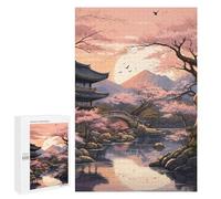 1000 PCS Rompecabezas para Adolescentes Serenity in Sakura Blossom Rompecabezas para Adolescentes Juegos Divertidos Análisis Y Lógica Cumpleaños 1000 PCS