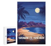 1000 PCS Rompecabezas para Adolescentes Sharm El-Sheikh Egypt Travel Rompecabezas para Adultos Juego Práctico Difícil Interacción Entre Padres E Hijos 1000 PCS