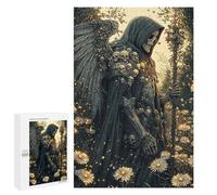 1000 PCS Rompecabezas para Adolescentes Skeletal Angel in A Field Rompecabezas para Adultos Juguetes Antiestrés Desafío Difícil Cumpleaños