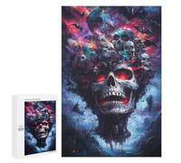 1000 PCS Rompecabezas para Adolescentes Skull Island Rompecabezas para Adultos Juego Práctico Difícil Interacción Entre Padres E Hijos 1000 PCS