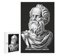 1000 PCS Rompecabezas para Adolescentes Socrates Philosopher Bust Rompecabezas para Adultos Juegos Familiares Desafío Difícil Ayuda A Ejercitar El Cerebro 1000 PCS