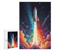 1000 PCS Rompecabezas para Adolescentes Space Journey Rainbow Rompecabezas para Adultos Juegos Relajantes Mejora La Memoria Interacción Entre Padres E Hijos 1000 PCS