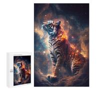 1000 PCS Rompecabezas para Adolescentes Space Tiger Spirit Rompecabezas para Adultos Juegos Relajantes Mejora La Memoria Interacción Entre Padres E Hijos 1000 PCS