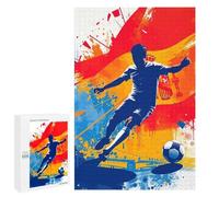 1000 PCS Rompecabezas para Adolescentes Spanish Soccer Player Rompecabezas para Adultos Juguetes Antiestrés Decoración De Pared Diversión Actividades En Casa, 1000 PCS