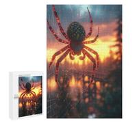 1000 PCS Rompecabezas para Adolescentes Spider in Sunset View Rompecabezas para Adultos Juegos Familiares Desafío Difícil Ayuda A Ejercitar El Cerebro 1000 PCS