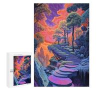1000 PCS Rompecabezas para Adolescentes Stairway to Surreal Rompecabezas para Adultos Juegos Relajantes Mejora La Memoria Interacción Entre Padres E Hijos 1000 PCS