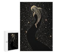 1000 PCS Rompecabezas para Adolescentes Star Eater Dark Gold Rompecabezas para Adultos Juego Práctico Difícil Interacción Entre Padres E Hijos 1000 PCS