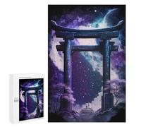 1000 PCS Rompecabezas para Adolescentes Starry Night Torii Gate Rompecabezas para Adolescentes Difíciles Cada Pieza Es Única - Regalo De Cumpleaños, Regalos, 1000 PCS