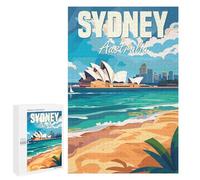 1000 PCS Rompecabezas para Adolescentes Sydney Australia Rompecabezas para Adultos Juegos Divertidos Regalo De Cumpleaños Cumpleaños Y Navidad 1000 PCS