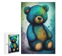 1000 PCS Rompecabezas para Adolescentes Teddy Bear Style 1 Rompecabezas para Adultos Juego Práctico Difícil Interacción Entre Padres E Hijos 1000 PCS