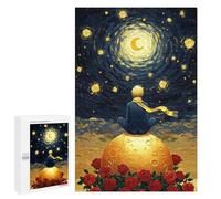 1000 PCS Rompecabezas para Adolescentes The Little Prince on The Moon Rompecabezas para Adolescentes Juegos Divertidos Análisis Y Lógica Cumpleaños 1000 PCS