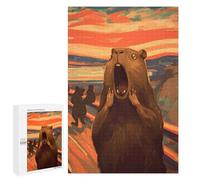 1000 PCS Rompecabezas para Adolescentes The Scream Capybara Rompecabezas para Adultos Juegos Familiares Mejora La Memoria Regalos para Amigos Y Familiares 1000 PCS