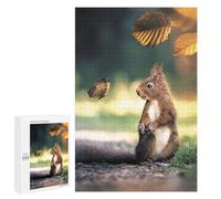 1000 PCS Rompecabezas para Adolescentes The Squirrel and Butterfly Juegos Familiares De Rompecabezas para Adultos Que Mejoran La Memoria Ayudan A Ejercitar El Cerebro 1000 PCS