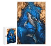 1000 PCS Rompecabezas para Adolescentes The Whales Song Resin Art Rompecabezas Juegos Relajantes Desafío Difícil Desafiante De Completar 1000 PCS