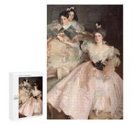 1000 PCS Rompecabezas para Adolescentes Three Women in A Gilded Room Rompecabezas para Adultos Juegos Familiares Mejora La Memoria Regalos para Amigos Y Familiares 1000 PCS