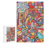 1000 PCS Rompecabezas para Adolescentes Time For Tea Rompecabezas Juegos Relajantes Desafío Difícil Desafiante De Completar 1000 PCS