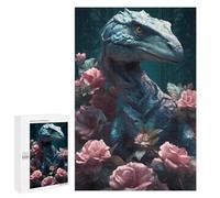 1000 PCS Rompecabezas para Adolescentes Velociraptor Fantasia Rompecabezas para Adultos Juegos De Relajación Decoración De Pared Ayuda A Ejercitar El Cerebro 1000 PCS