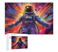 1000 PCS Rompecabezas para Adolescentes Vibrant Astronaut in Space -5 Rompecabezas para Adultos Juego Familiar Análisis Y Lógica Regalos para Reducir El Estrés 1000 PCS