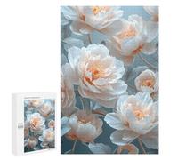 1000 PCS Rompecabezas para Adolescentes Vintage Peony Flowers Rompecabezas para Adultos Juegos Familiares Mejora La Memoria Regalos para Amigos Y Familiares 1000 PCS