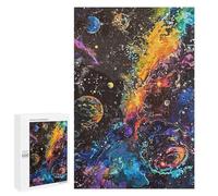 1000 PCS Rompecabezas para Adolescentes Vintage Space Rompecabezas para Adultos Juegos Familiares Desafío Difícil Ayuda A Ejercitar El Cerebro 1000 PCS