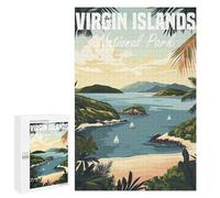 1000 PCS Rompecabezas para Adolescentes Virgin Islands National Park Rompecabezas para Adultos Juego Práctico Difícil Interacción Entre Padres E Hijos 1000 PCS