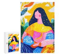 1000 PCS Rompecabezas para Adolescentes Vivid Fauvist Vision of The Mona Lisa Rompecabezas para Adultos Juegos Relajantes Que Mejoran La Memoria Actividades Divertidas En Casa 1000 PCS