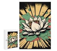 1000 PCS Rompecabezas para Adolescentes Vivid Lotus Flower Pop Art Rompecabezas para Adultos Juegos Familiares Mejora La Memoria Regalos para Amigos Y Familiares 1000 PCS