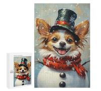 1000 PCS Rompecabezas para Adolescentes Winter Wonderland Dog-9 Rompecabezas para Adultos Que Mejoran La Memoria Juegos De Ingenio Familiares Difíciles Y Desafiantes 1000 PCS