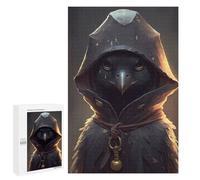 1000 PCS Rompecabezas para Adolescentes Wizard The Crow Portrait Rompecabezas para Adultos Juguetes Antiestrés Desafío Difícil Cumpleaños