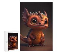1000 PCS Rompecabezas para Adultos Adorable Baby Dragon Artwork Rompecabezas para Adultos Juguetes Antiestrés Una Obra De Arte Difícil Y Desafiante 1000 PCS