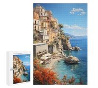 1000 PCS Rompecabezas para Adultos Amalfi Coast Vista Rompecabezas para Adultos Juguetes De Bricolaje Decoración del Hogar Difíciles Y Desafiantes 1000 PCS