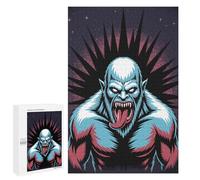 1000 PCS Rompecabezas Para Adultos Angry Yeti Illustration with Cosmic Background Rompecabezas Para Adultos Juegos Divertidos Vacaciones En Casa Matar El Tiempo Regalos De Cumpleaños Y Únicos 1000 PCS