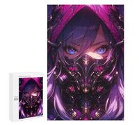 1000 PCS Rompecabezas para Adultos Anime Girl Cybergoth Demon Rompecabezas para Adultos Juego De Ingenio Pero Divertidos Y Regalos Humorísticos para Amigos Y Familiares 1000 PCS