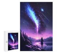 1000 PCS Rompecabezas para Adultos Anime Starry Cosmos Night Rompecabezas para Adultos Juegos De Relajación Regalos para Mujeres Regalos De Cumpleaños 1000 PCS
