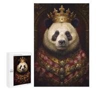 1000 PCS Rompecabezas para Adultos Anthropomorphic King Panda Rompecabezas para Adultos Juguete Decoración De Pared Decoración del Hogar 1000 PCS
