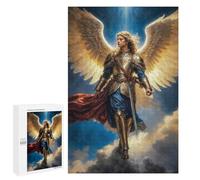 1000 PCS Rompecabezas para Adultos Archangel of Radiant Glory, Archangel Michael Rompecabezas para Adultos Juguetes De Bricolaje Decoración del Hogar Difíciles Y Desafiantes 1000 PCS
